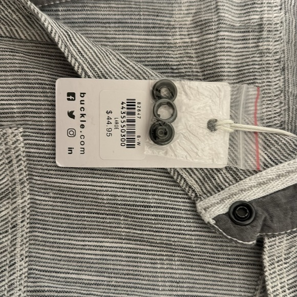 Brand new buckle black button down with tags - Picture 5 of 5